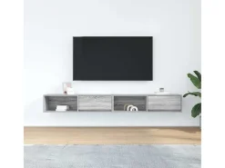 Muebles de TV 2 uds madera ingeniería gris Sonoma 100x31x25,5cm