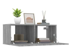 Muebles de TV 2 uds madera ingeniería gris Sonoma 80x30x30 cm ES14828