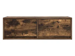 Muebles de TV 2 uds madera ingeniería color roble 80x31x25,5 cm