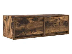 Muebles de TV 2 uds madera ingeniería color roble 80x31x25,5 cm