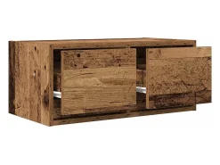 Muebles de TV 2 uds 60x31x25,5 cm Madera ingeniería envejecida