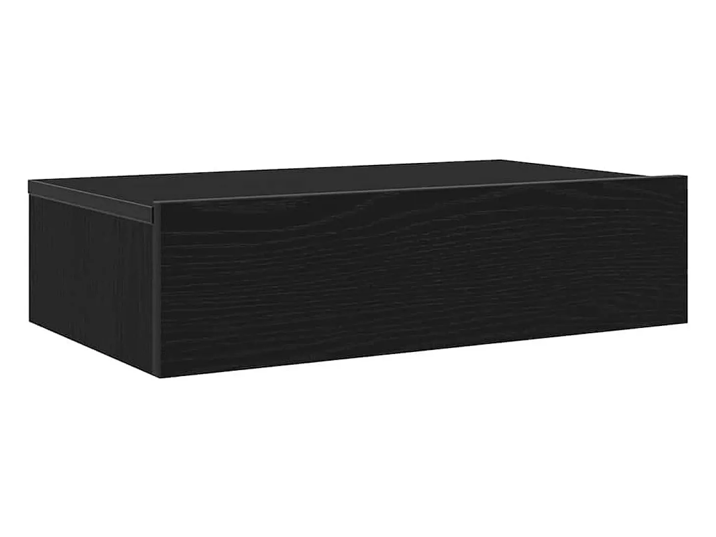 Muebles de TV con luces LED (2 unidades), roble negro, 60 x 35 x 15,5 cm