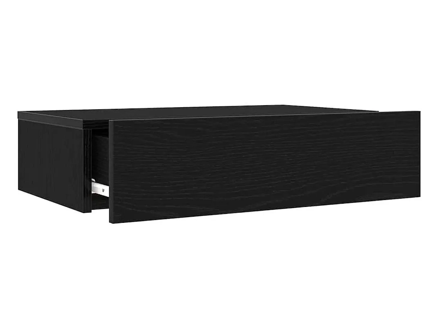 Muebles de TV con luces LED (2 unidades), roble negro, 60 x 35 x 15,5 cm