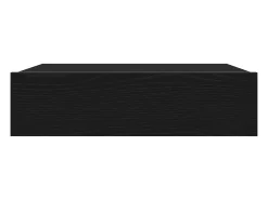 Muebles de TV con luces LED (2 unidades), roble negro, 60 x 35 x 15,5 cm