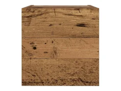 Muebles de TV de pared de 6 piezas, madera vieja, madera de ingeniería