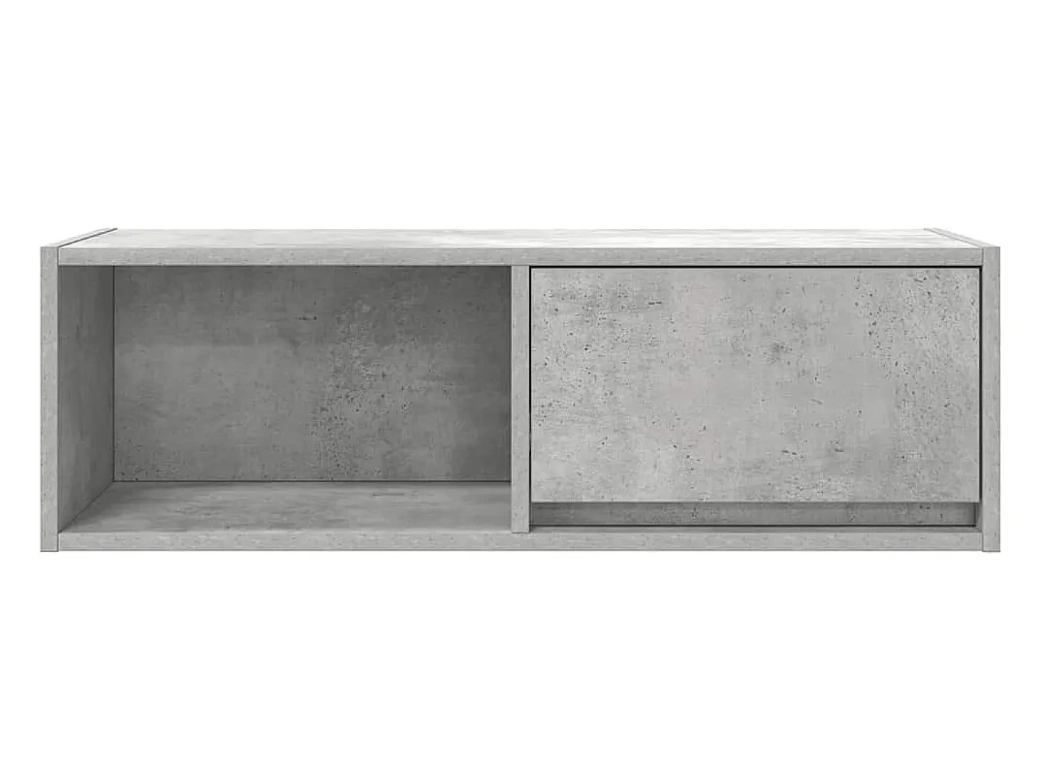 Muebles de TV 2uds madera ingeniería gris hormigón 80x31x25,5cm