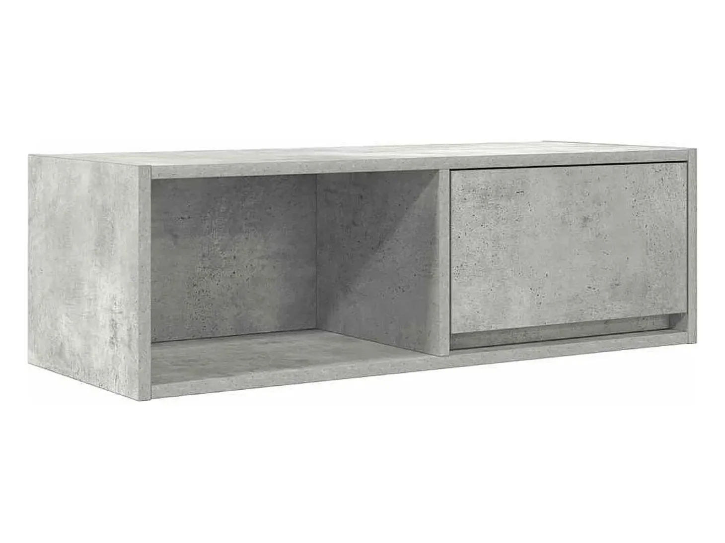Muebles de TV 2uds madera ingeniería gris hormigón 80x31x25,5cm