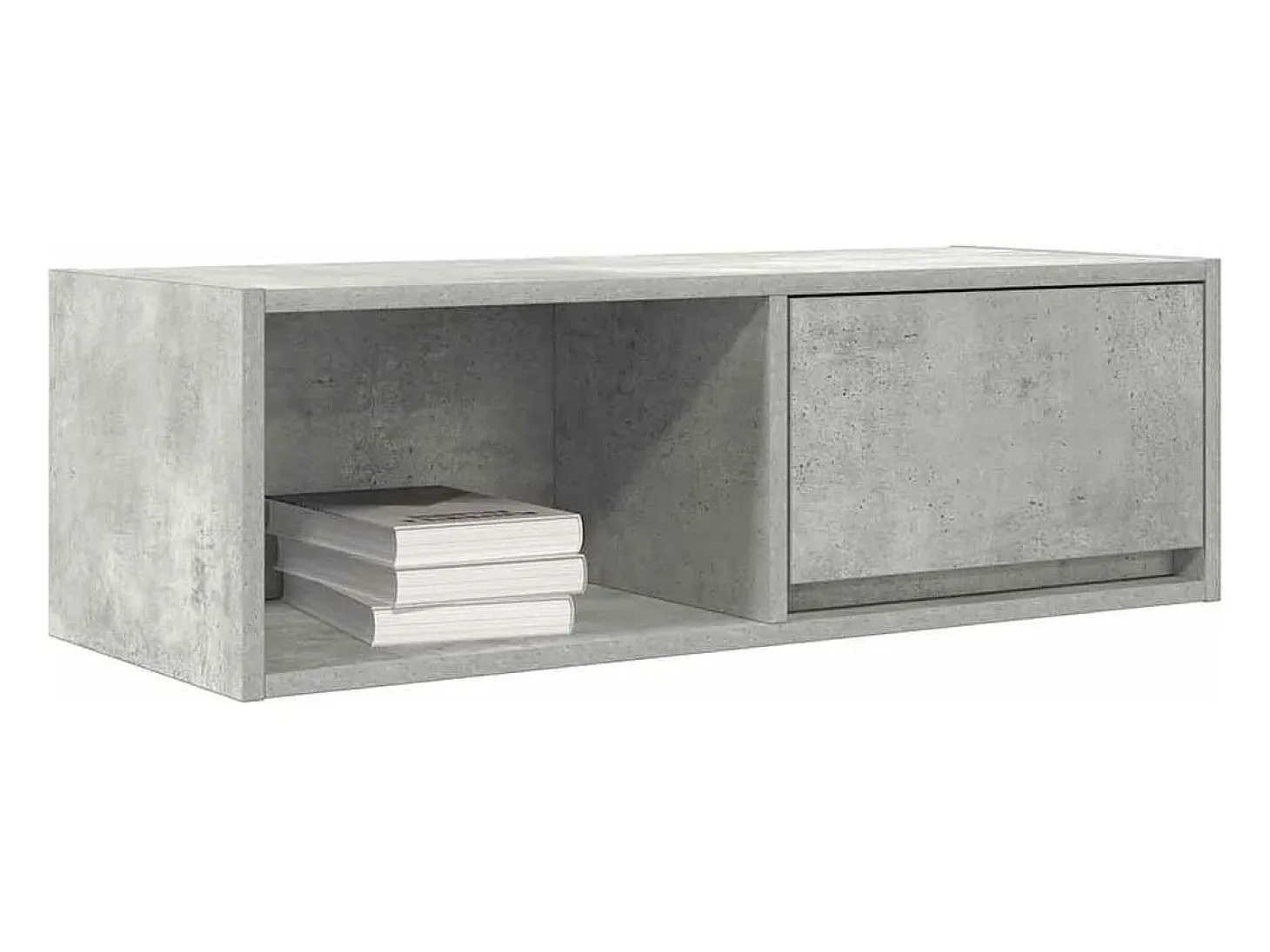 Muebles de TV 2uds madera ingeniería gris hormigón 80x31x25,5cm