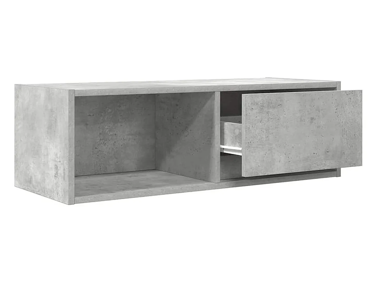 Muebles de TV 2uds madera ingeniería gris hormigón 80x31x25,5cm