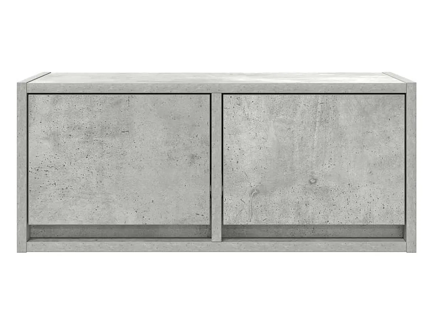 Muebles de TV 2uds madera ingeniería gris hormigón 60x31x25,5cm