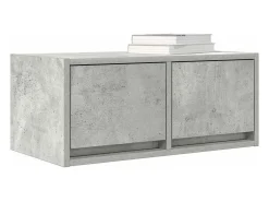 Muebles de TV 2uds madera ingeniería gris hormigón 60x31x25,5cm