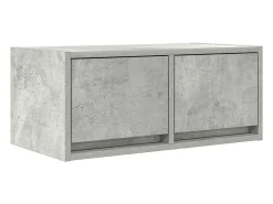 Muebles de TV 2uds madera ingeniería gris hormigón 60x31x25,5cm