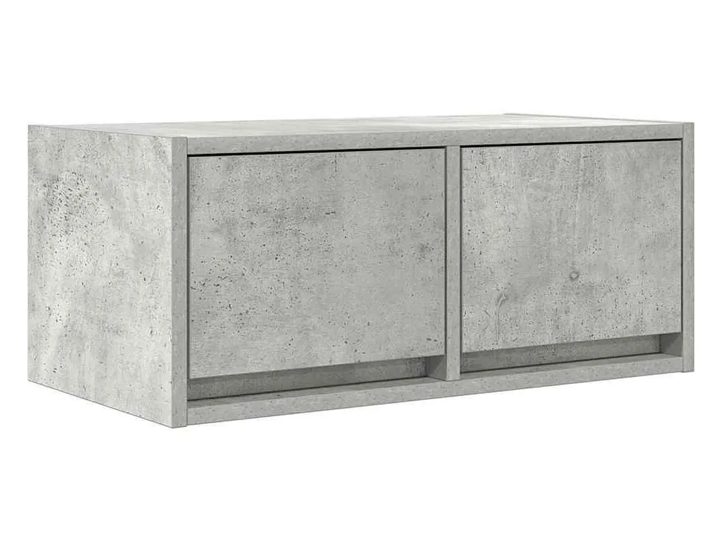 Muebles de TV 2uds madera ingeniería gris hormigón 60x31x25,5cm