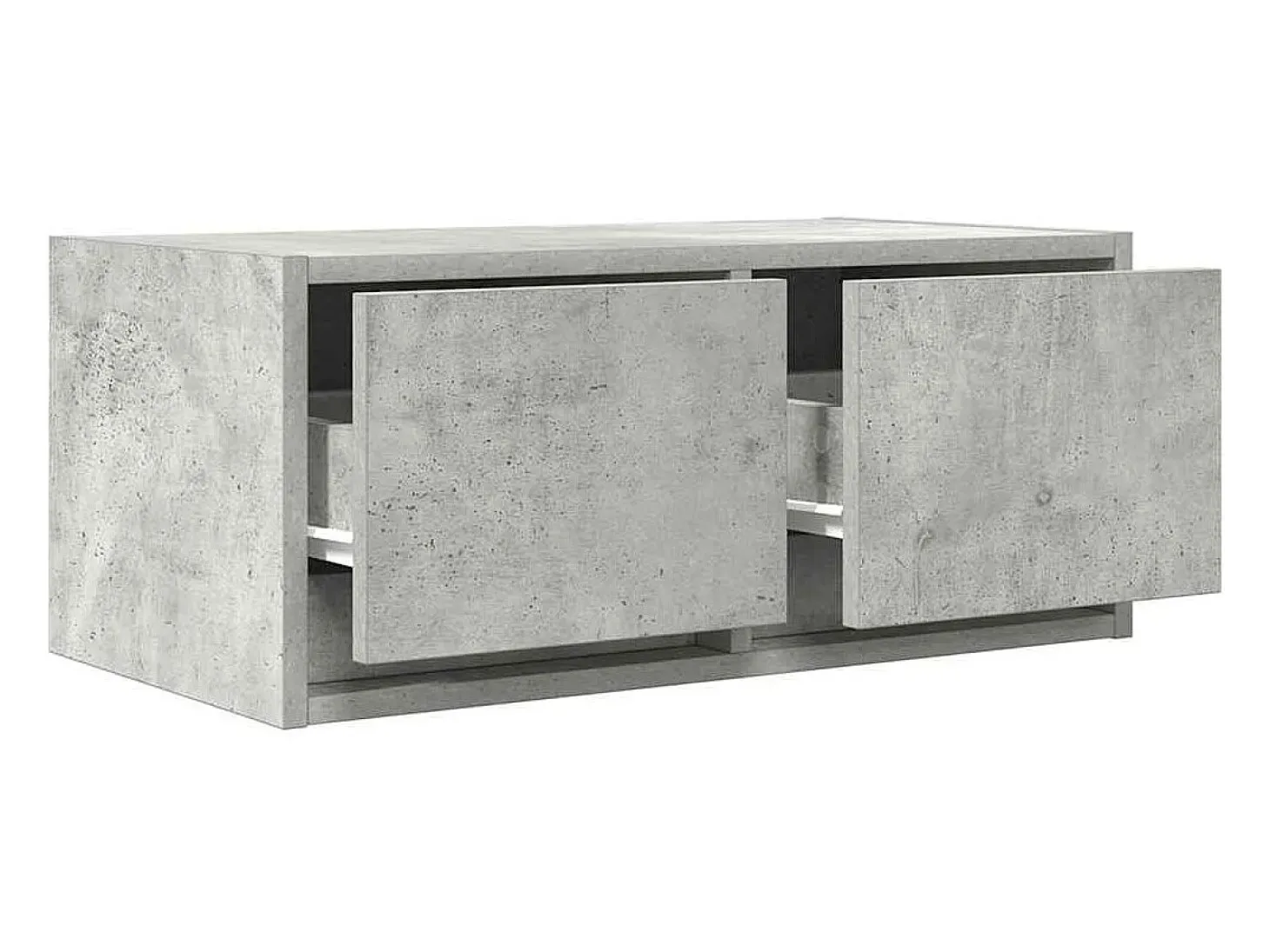 Muebles de TV 2uds madera ingeniería gris hormigón 60x31x25,5cm