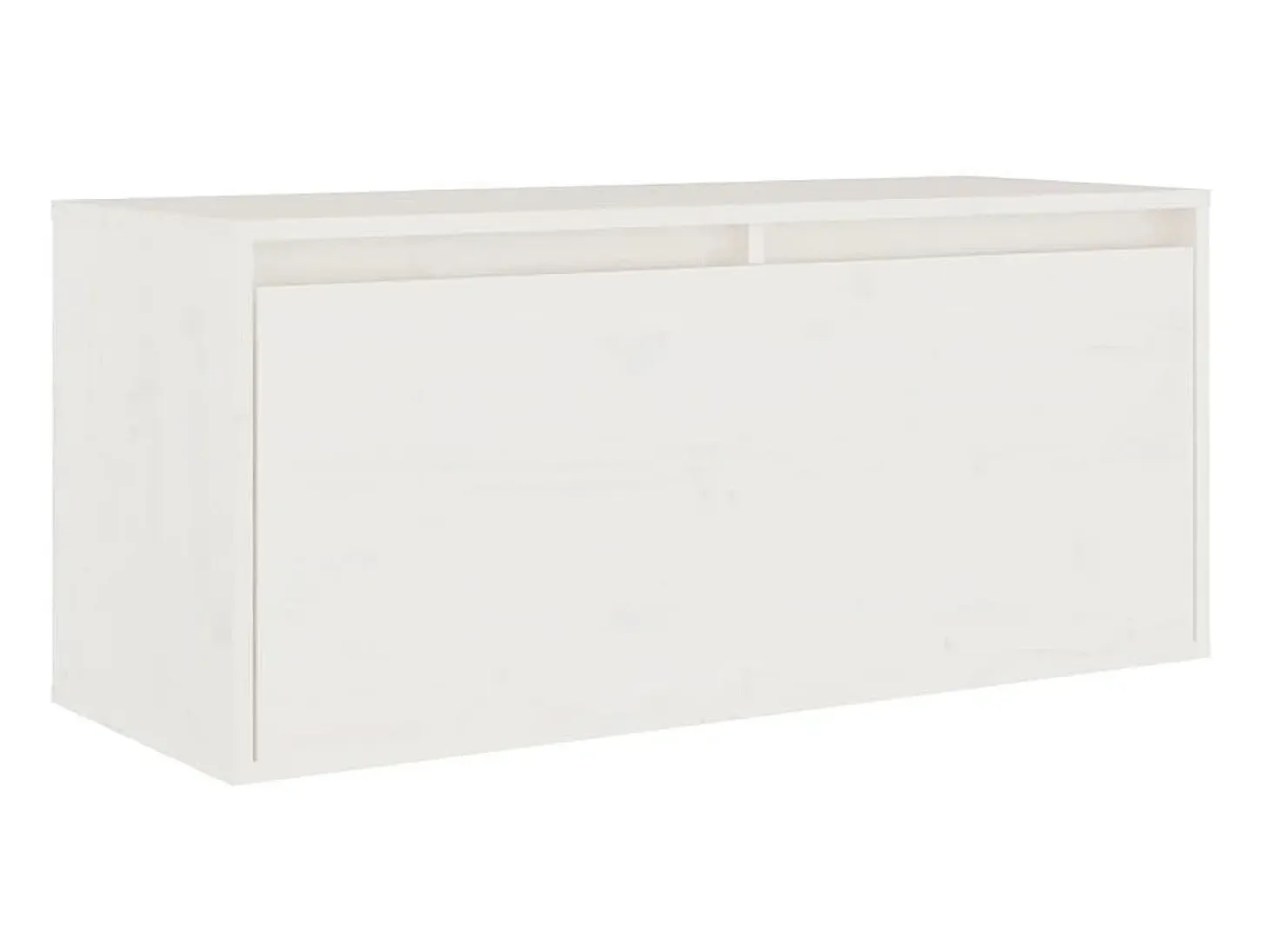 Muebles para TV 3 piezas madera maciza de pino blanco ES92200
