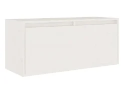 Muebles para TV 6 piezas madera maciza de pino blanco ES40538