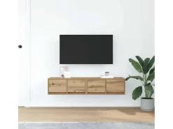 Muebles para TV 2 uds madera roble artisan 60x31x25,5 cm