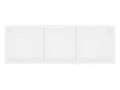 Muebles para TV 4 uds madera contrachapada blanco 107x35x37 cm