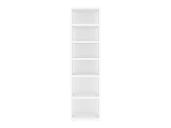 Muebles zapateros 2 uds contrachapada blanco 27,5x27x102 cm ES694952