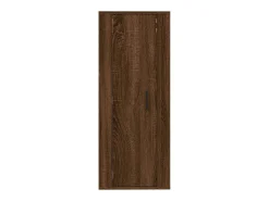 Murk Mueble para TV de pared roble marrón 40x34,5x100 cm