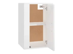 Murk Muebles para TV de pared 2 uds blanco brillante 40x34,5x60 cm