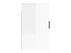 Murk Muebles para TV de pared 2 uds blanco brillante 40x34,5x60 cm