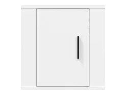 Murk Muebles para TV de pared 2 uds blanco 40x34,5x40 cm