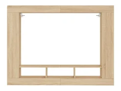 Mykdal Mueble de TV madera de ingeniería roble Sonoma 152x22x113 cm