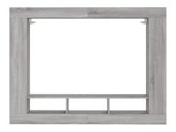 Mykdal Mueble de TV madera de ingeniería gris Sonoma 152x22x113 cm