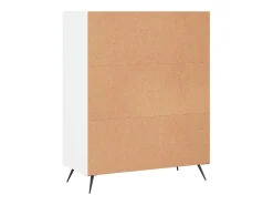Myrskylä Estantería madera de ingeniería blanco 69,5x32,5x90 cm