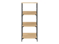 Namur Estantería de madera ingeniería roble Sonoma 50x33x117,5 cm