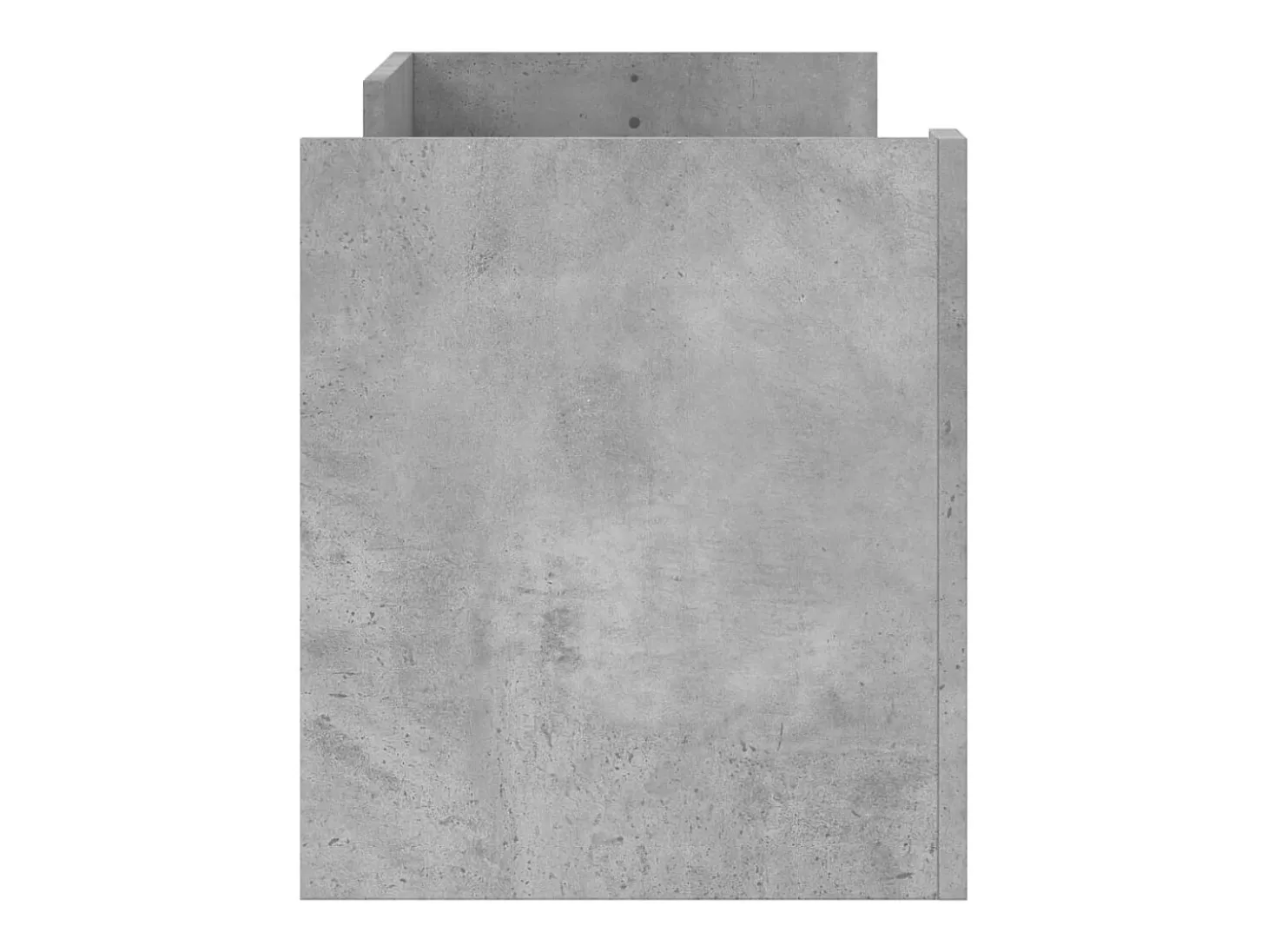 Nando Mueble para TV contrachapada gris hormigón 100x35x40 cm