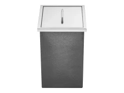 Nevera Empotrada SucceBuy, 35,6 x 30,5 x 45,7 cm, Hielera de Acero Inoxidable con Tapa