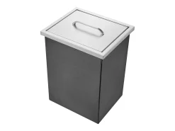Nevera Empotrada SucceBuy, 35,6 x 30,5 x 45,7 cm, Hielera de Acero Inoxidable con Tapa