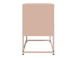 Nicholas Mueble para TV de acero rosa 68x39x60,5 cm
