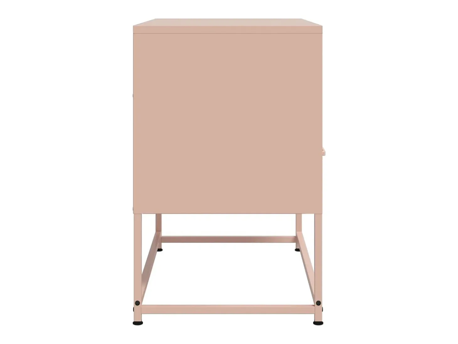 Nicholas Mueble para TV de acero rosa 68x39x60,5 cm