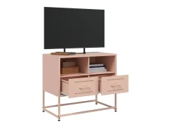 Nicholas Mueble para TV de acero rosa 68x39x60,5 cm