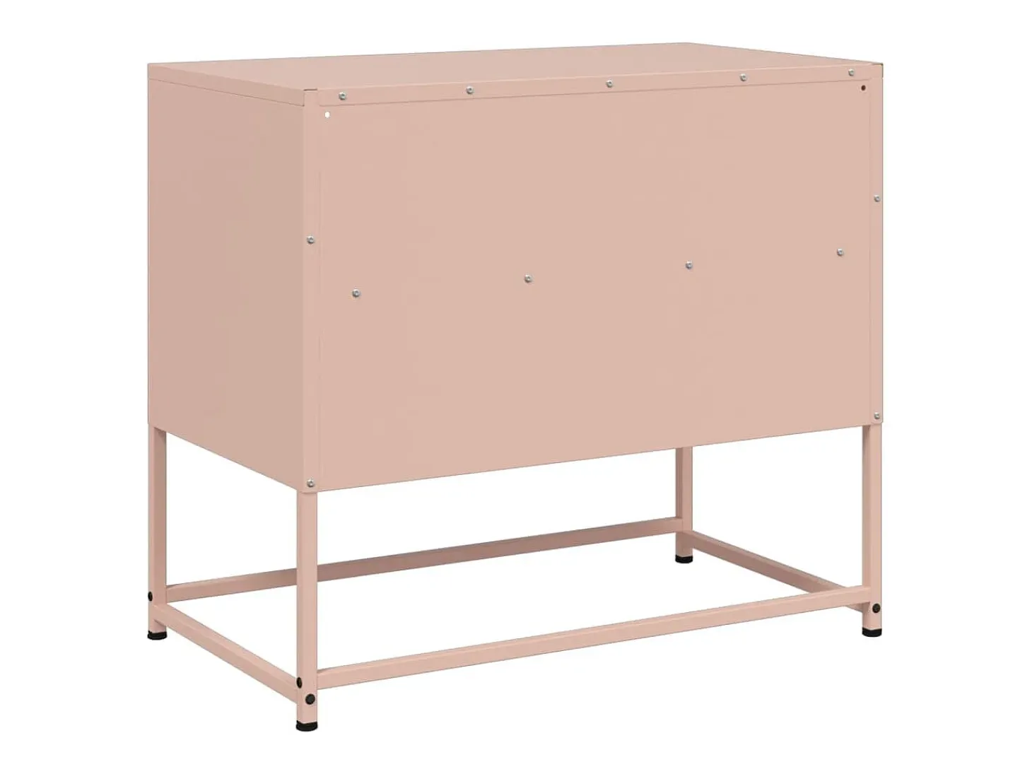 Nicholas Mueble para TV de acero rosa 68x39x60,5 cm
