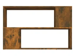 Norman Estantería madera contrachapada color roble ahumado 100x24x63cm