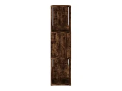 Norman Estantería/divisor de espacios roble ahumado 100x24x94 cm