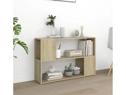 Norman Librería de madera contrachapada roble Sonoma 100x24x63 cm