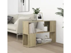 Norman Librería de madera contrachapada roble Sonoma 100x24x63 cm