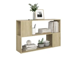 Norman Librería de madera contrachapada roble Sonoma 100x24x63 cm