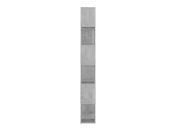 Norman Librería separador contrachapada gris hormigón 60x24x186 cm