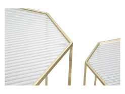 Nuevo par de soportes de vidrio para teléfono (50 x 46 x 100 cm - 40 x 37 x 80 cm)