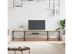 Numa Mueble TV madera ingeniería y erro roble sonoma 201x35x45 cm