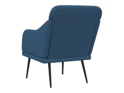 Nylra Sillón de tela azul 63x76x80 cm