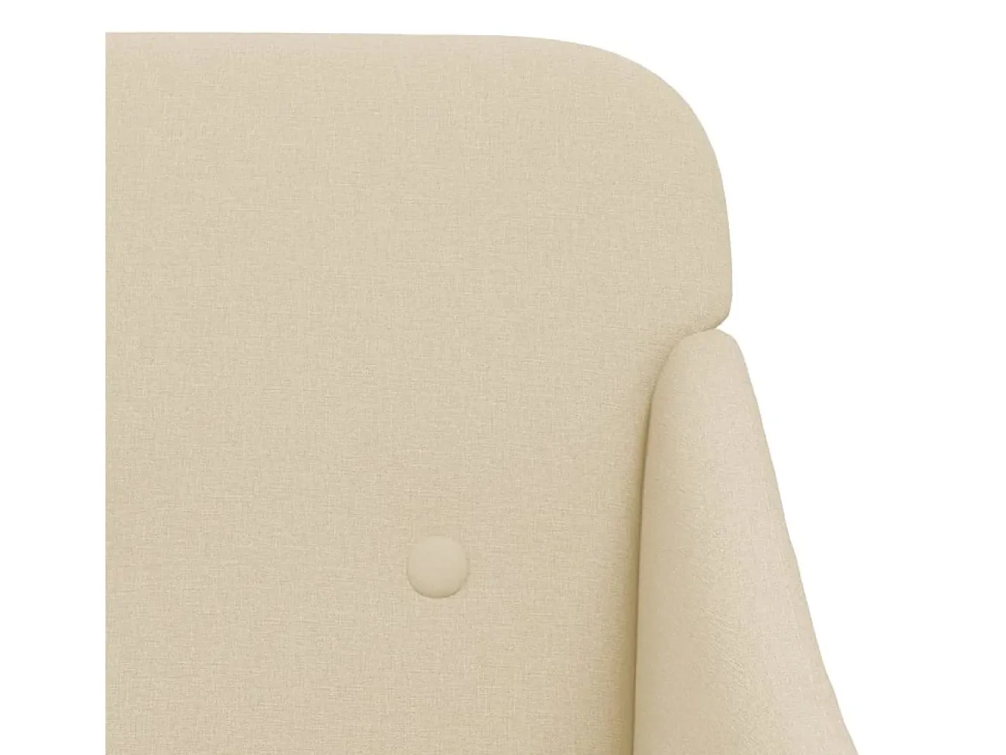 Nylra Sillón de tela color crema 63x76x80 cm