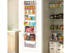 Organizador de Despensa SucceBuy, con Estantes Colgantes de 8 Niveles, para Cocina, Despensa, Salón