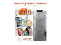 Organizador de Despensa SucceBuy, con Estantes Colgantes de 8 Niveles, para Cocina, Despensa, Salón